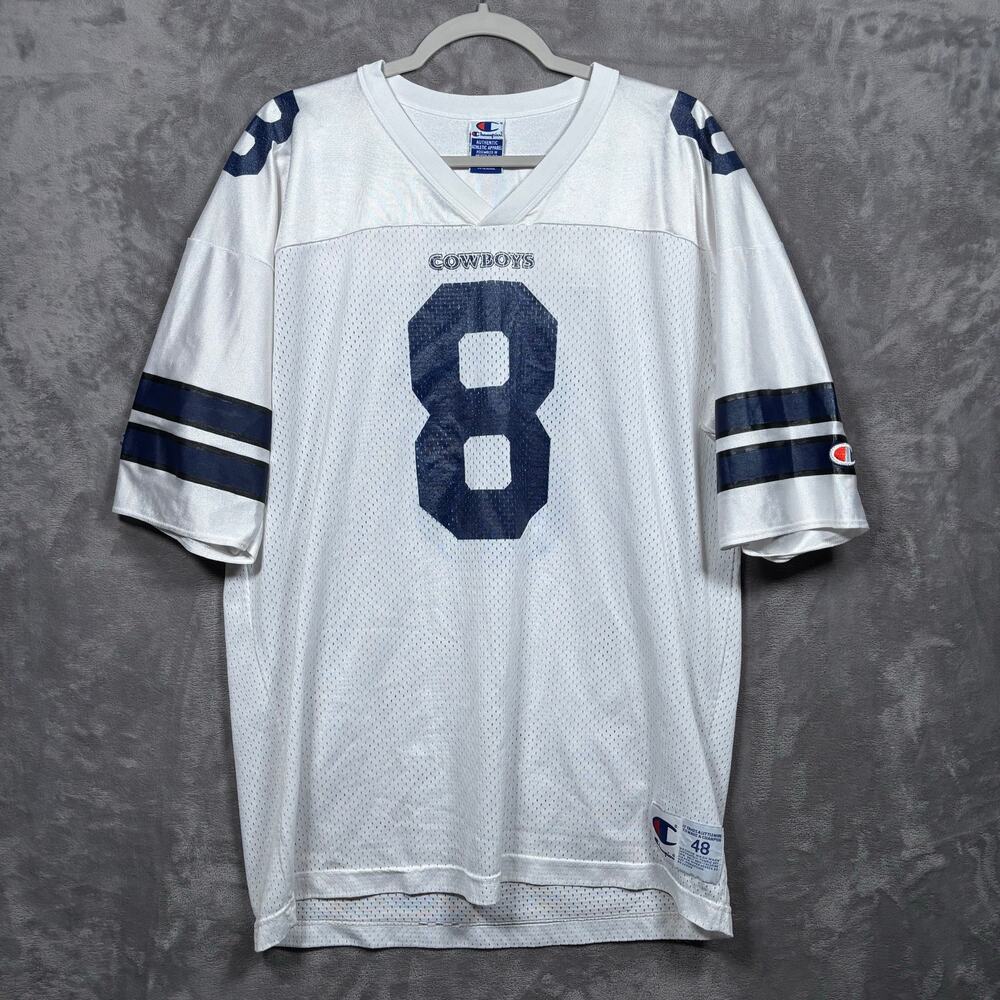 Vintage Champion Dallas Cowboys Troy Aikman #8 Jersey – Size 48